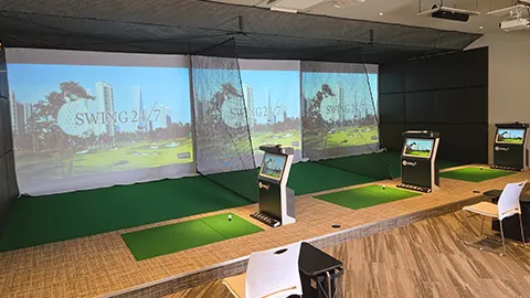 室内ゴルフ練習場SWING24/7荒川沖東店
